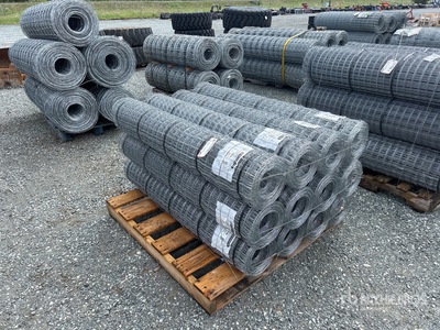 Quantity of (12) x 4 ft 6 in Galvanized Utility Staccionata (Unused)