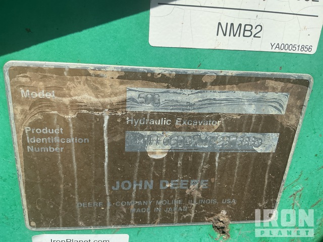 EXCAVADORA 2018 JOHN DEERE 50G