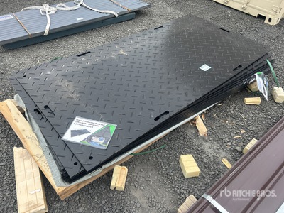 Quantity of (12) Ground Protection Road Mats (Unused)