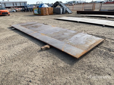 19 ft 9 in x 6 ft 7 in x 1 in Road Steel Plate (Unused)