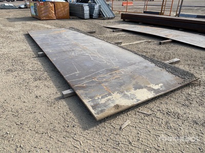 19 ft 9 in x 6 ft 7 in x 1 in Road Steel Plate (Unused)