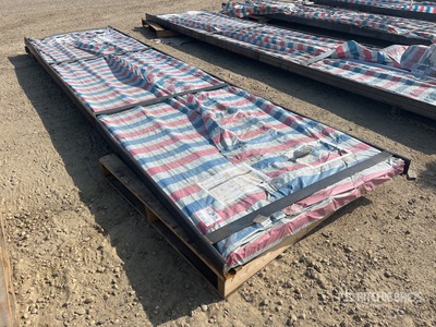 Quantity of (100) Sheets Galvalume Steel Roofing Varios. Industrial (Unused)