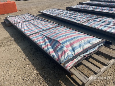 Quantity of (100) Sheets Galvalume Steel Roofing Varios. Industrial (Unused)