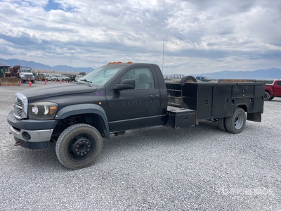 2008 Dodge Ram 4500 HD 4x4 Utility Truck