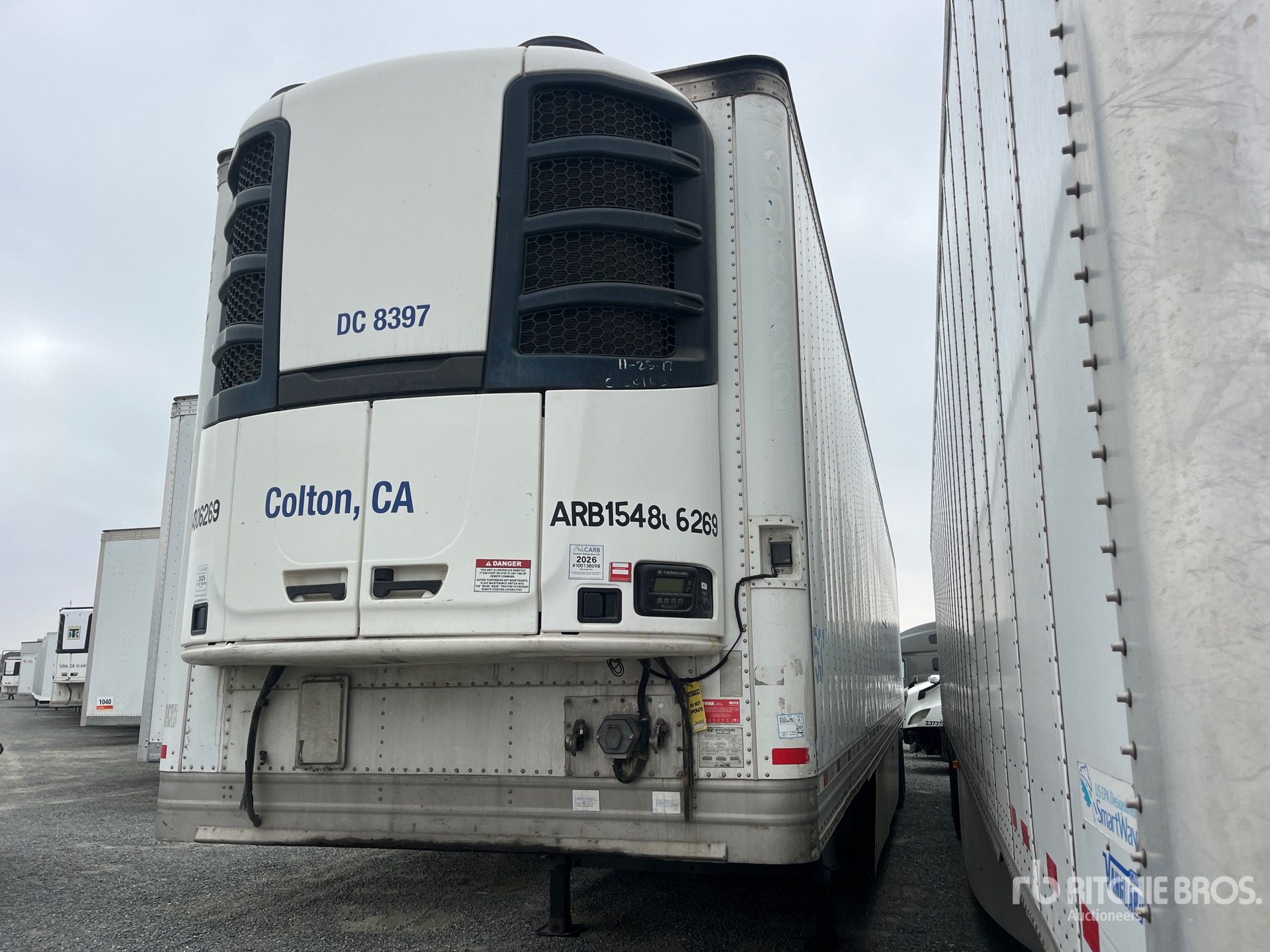 2016 Hyundai 53 ft x 102 in T/A Refrigerated Trailer