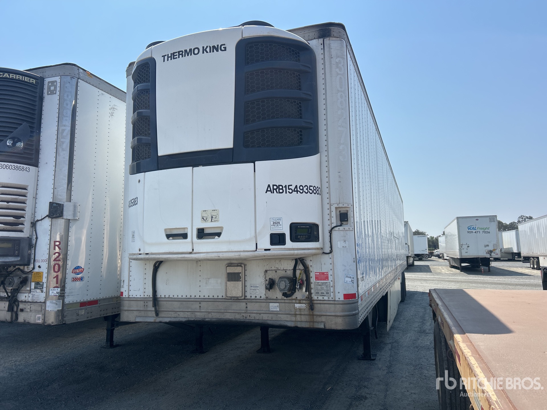 2016 Hyundai 53 ft x 102 in T/A Refrigerated Trailer