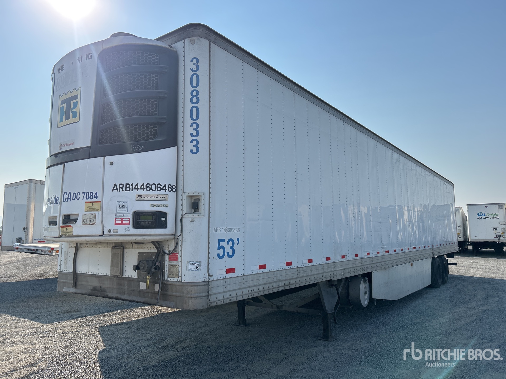 2016 Hyundai VR2530152-RS 53 ft x 102 in T/A Refrigerated Trailer