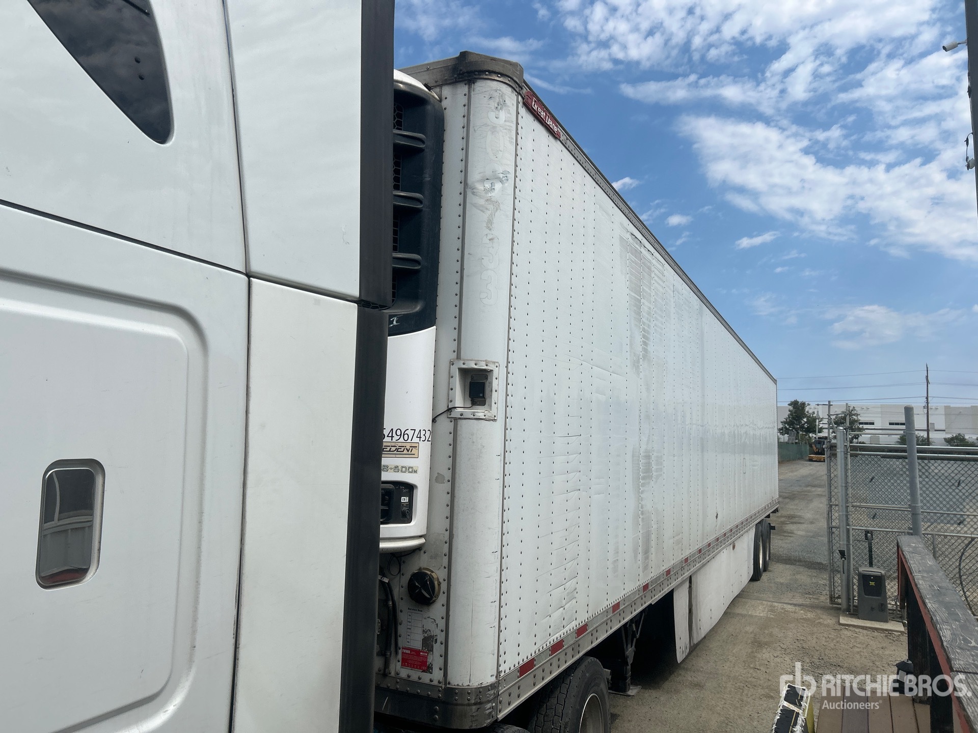 2016 Great Dane ESS-1119-32053 53 ft x 102 in T/A Refrigerated Trailer
