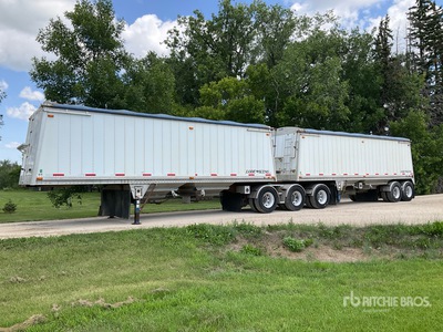 2011 Lode King 28 ft Tri/A Super B-Train Lead Remorque à grains