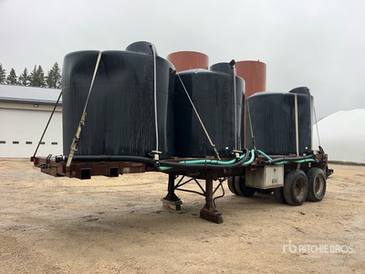 1985 Trailmobile 28 ft T/A Flatbed Trailer