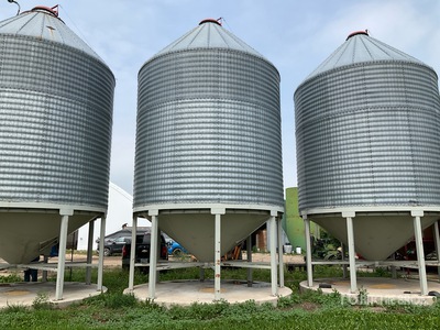 Behlen +/- 2940 bu Hopper Grain Bin