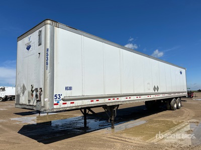 2014 Vanguard 53 ft x 102 in T/A Van Trailer