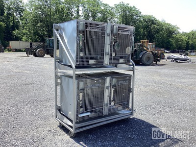 4-Unit Animal Cage Enclosure