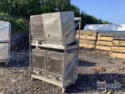 Lab Products 4-Unit Stainless Steel Animal Cage Enclosure