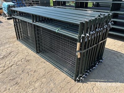 Quantity of (23) 2025 BYT MRG10 10 ft x 4 ft Mesh Ranch Livestock Gate (Unused)