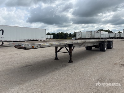 1995 Reitnouer 40000 lb 45 ft T/A Spread Axle Flatbed Trailer