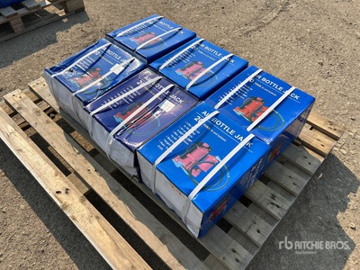 Quantity of (6) 2025 BYT ABTJK20 20T Air/Hydraulic Bottle Jack (Unused)