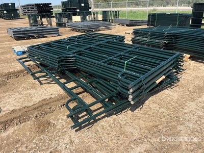 Quantity of (12) 2025 BYT PG96 9 ft 6 in Ranch Panel and Puerta de ganado (Unused)