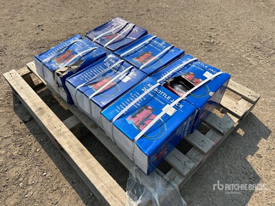 Quantity of (6) 2025 BYT ABTJK20 20T Air/Hydraulic Bottle Jack (Unused)