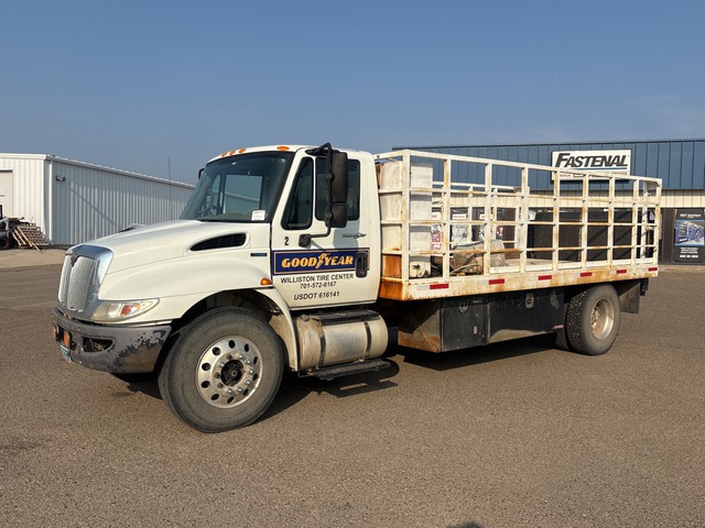 2010 International 4300 4x2 Tire Service Flatbed Truck
