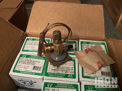 (12) Sporlan 1/4" X 1/2" ODF Solder w/Strainer Thermostatic Expansion Valves