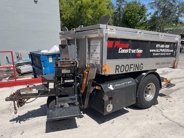2018 Equipter RB400 8 ft 8 in S/A Roofing Dump Utility Trailer