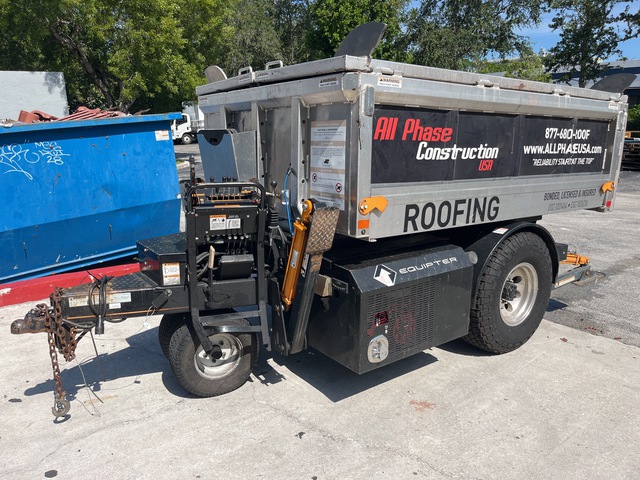 2019 Equipter RB400 8 ft 8 in S/A Roofing Dump Utility Trailer
