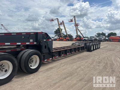 1982 Load King 75 ton 5/Axle Beam Removable Gooseneck Lowboy Trailer