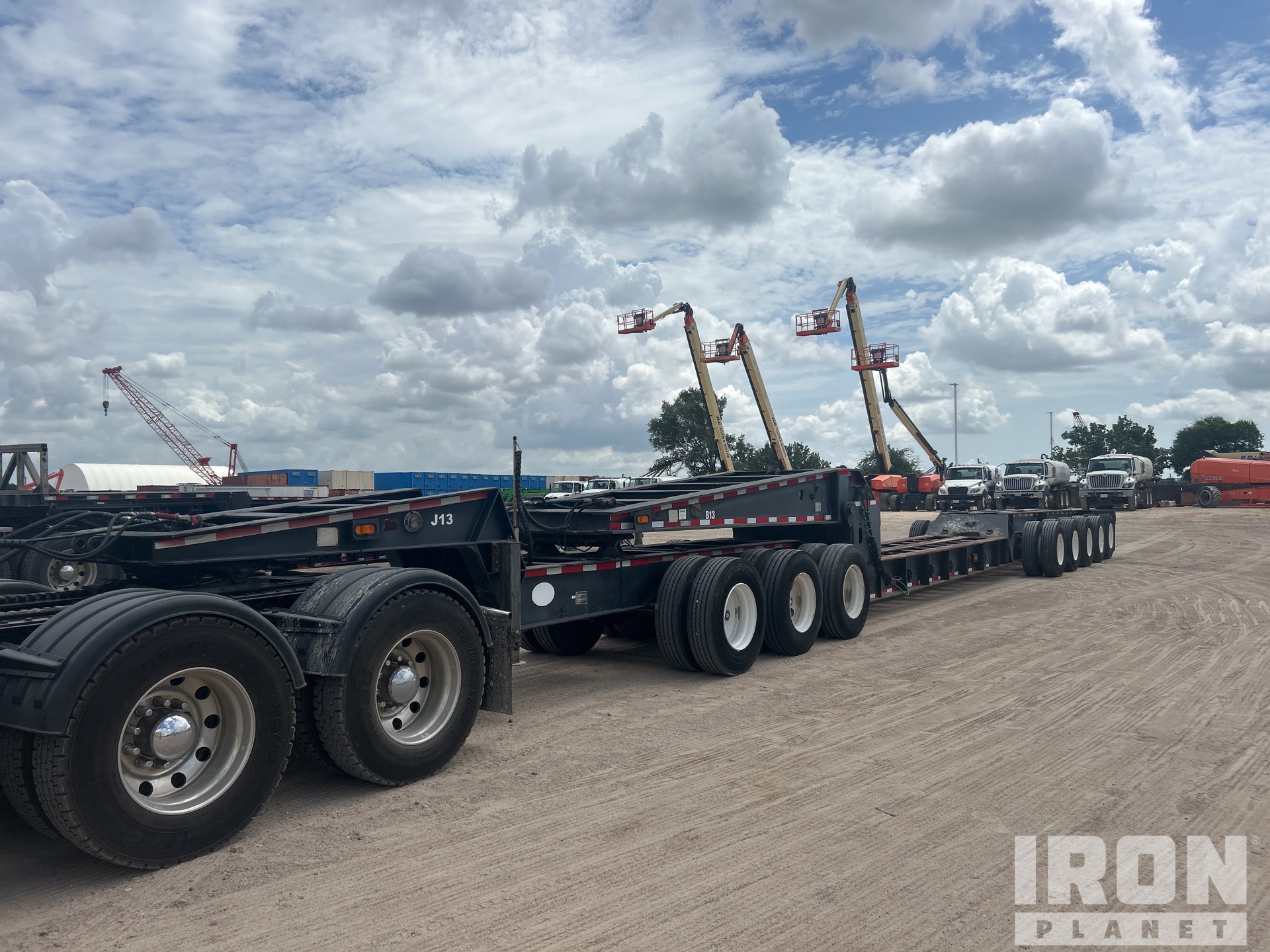 1982 Load King 75 ton 5/Axle Removable Gooseneck Low Loader