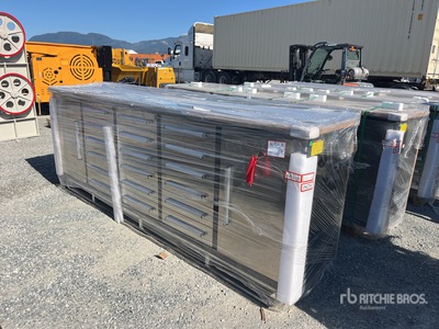 2025 Suihe NWB-18DS-2B -10 9 ft 5 in 18-Drawer Établi de travail (Unused)