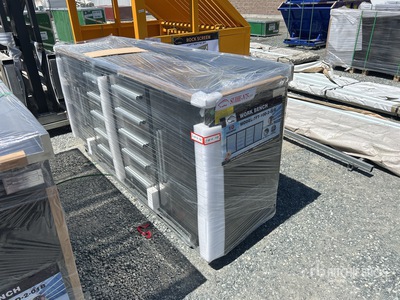 2025 Suihe NWB-10DS-2-7 7 ft 10-Drawer Workbench (Unused)