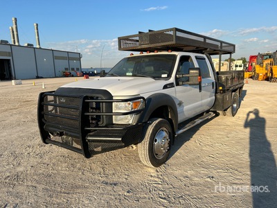 2016 Ford F-450 XL 4x2 Crew Cab Ciężarówka z płaską platformą
