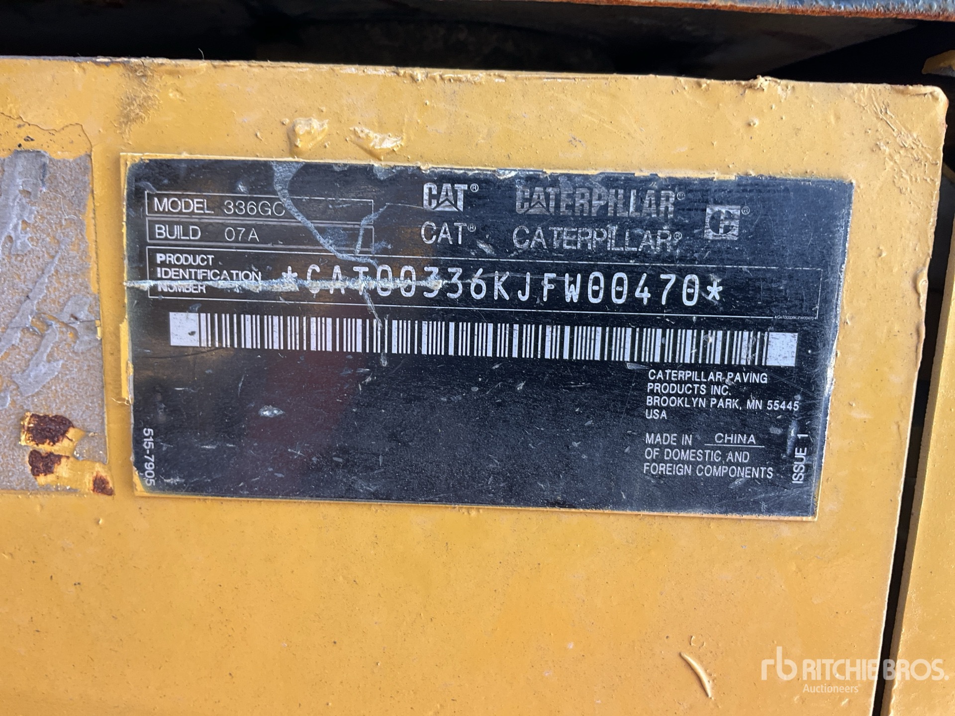 2019 Cat 336GC Excavadora Hidraulica / Tracked Excavator