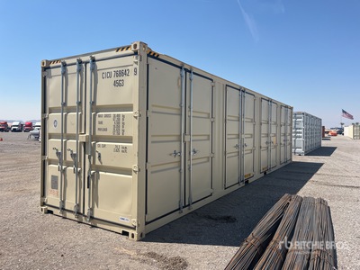 2025 40 ft High Cube Multi-Door Storage Container
