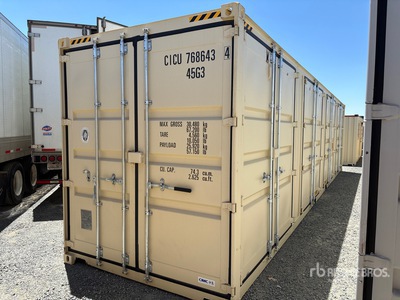 2025 40 ft High Cube Multi-Door Storage Container