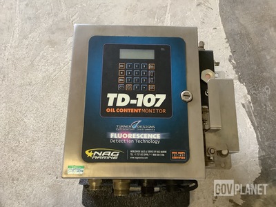 (3) Turner Designs Hydrocarbon Instruments TD107C Oil Content Monitors