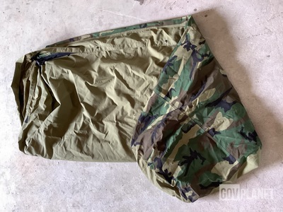 (2) Stuff Sacks, (22) Sleeping Bags, (1) Bivy Cover (6) Poncho Liners