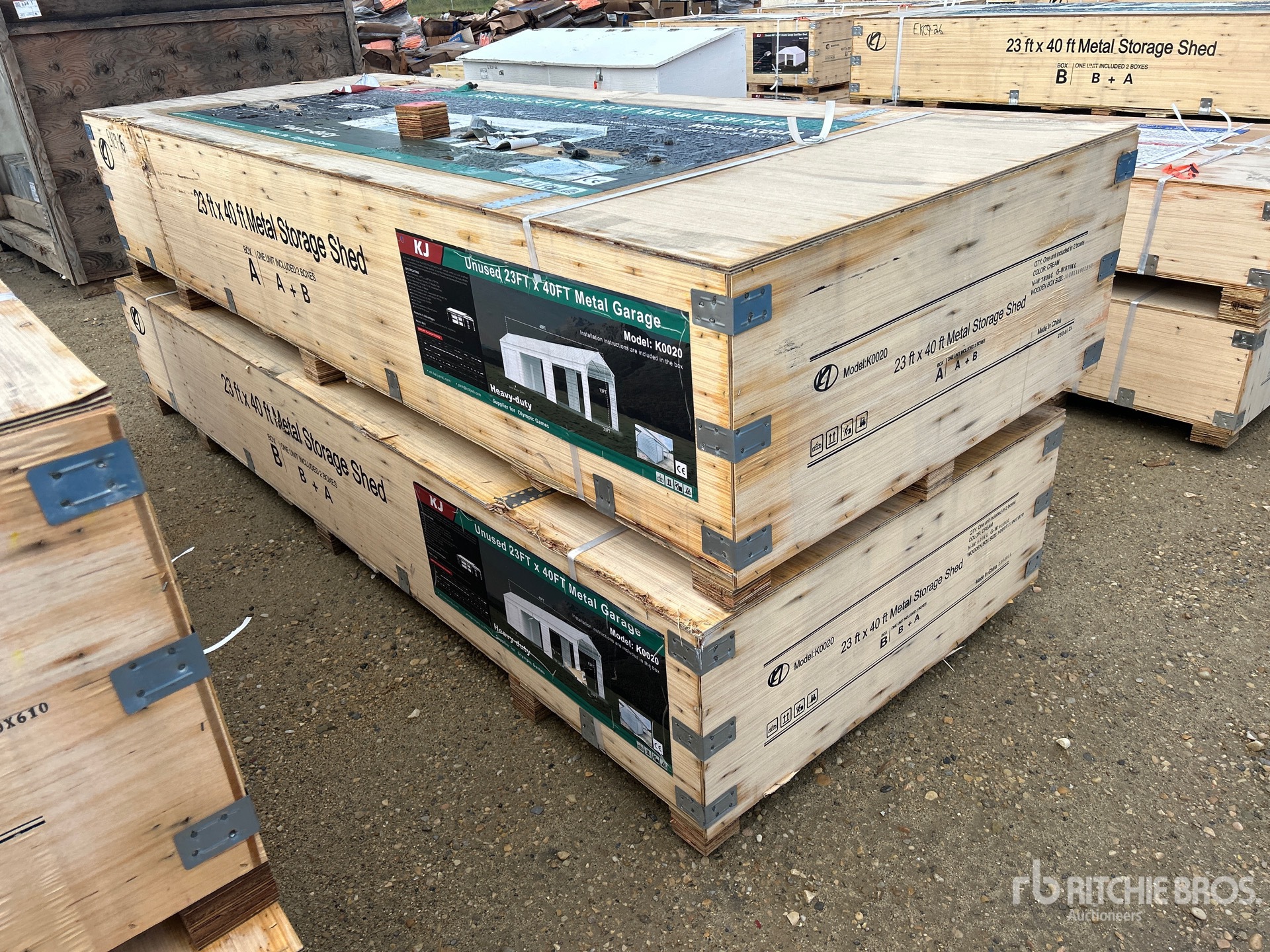 2025 KJ K2346 23 ft x 40 ft Metal Garage (Unused)