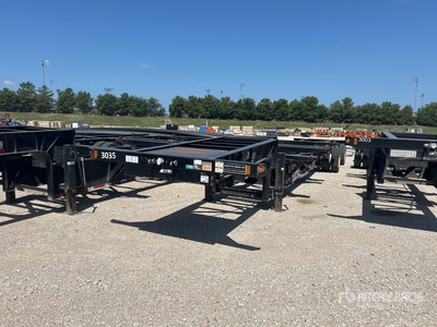2020 Fontaine HADCC42WSA 45 ft Spread Axle T/A Gooseneck Sand Box Container Trailer