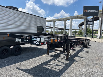 2020 Fontaine HADCC42WSA 35 ft Spread Axle T/A Sand Box Container Trailer