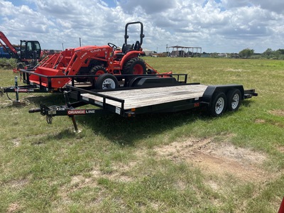 Orange Line TH70-18BK4AR2B 18 ft T/A Utility Trailer