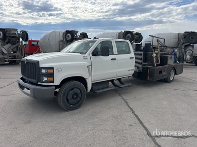 2021 International CV515 4x2 Crew Cab Chariot d'application d'enduit de scellement