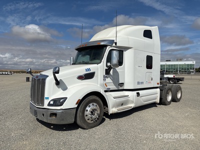 2019 Peterbilt 579 6x4 3- Achs Sattelzugmaschine mit Schlafkabine