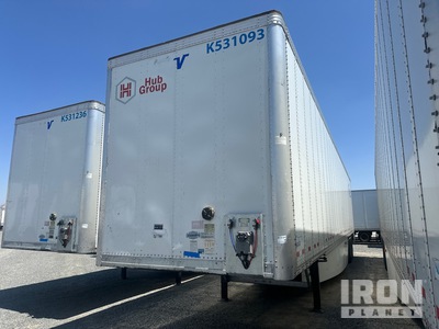 2023 Vanguard 53 ft x 102 in T/A Van Trailer
