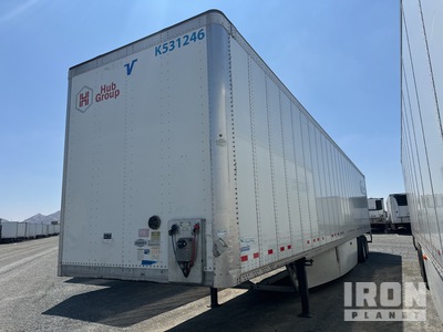 2023 Vanguard 53 ft x 102 in T/A Van Trailer