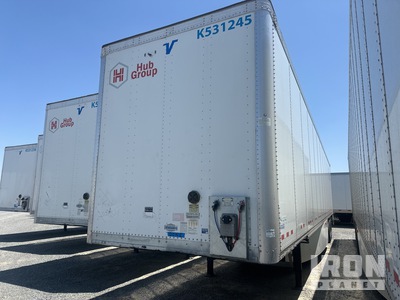 2023 Vanguard 53 ft x 102 in T/A Van Trailer