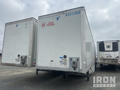 2023 Vanguard 53 ft x 102 in T/A Van Trailer
