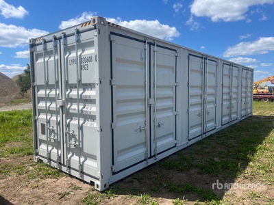 2025 40 ft High Cube Multi-Door Storage Container