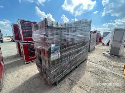 2025 Suihe NG-20D-10 20 ft x 7 ft 6 in Bi-Parting Iron Gate Driveway Gate (Unused)