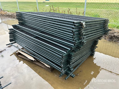 Quantity of (24) BYT 7 ft x 4 ft Mesh Livestock Panel (Unused)